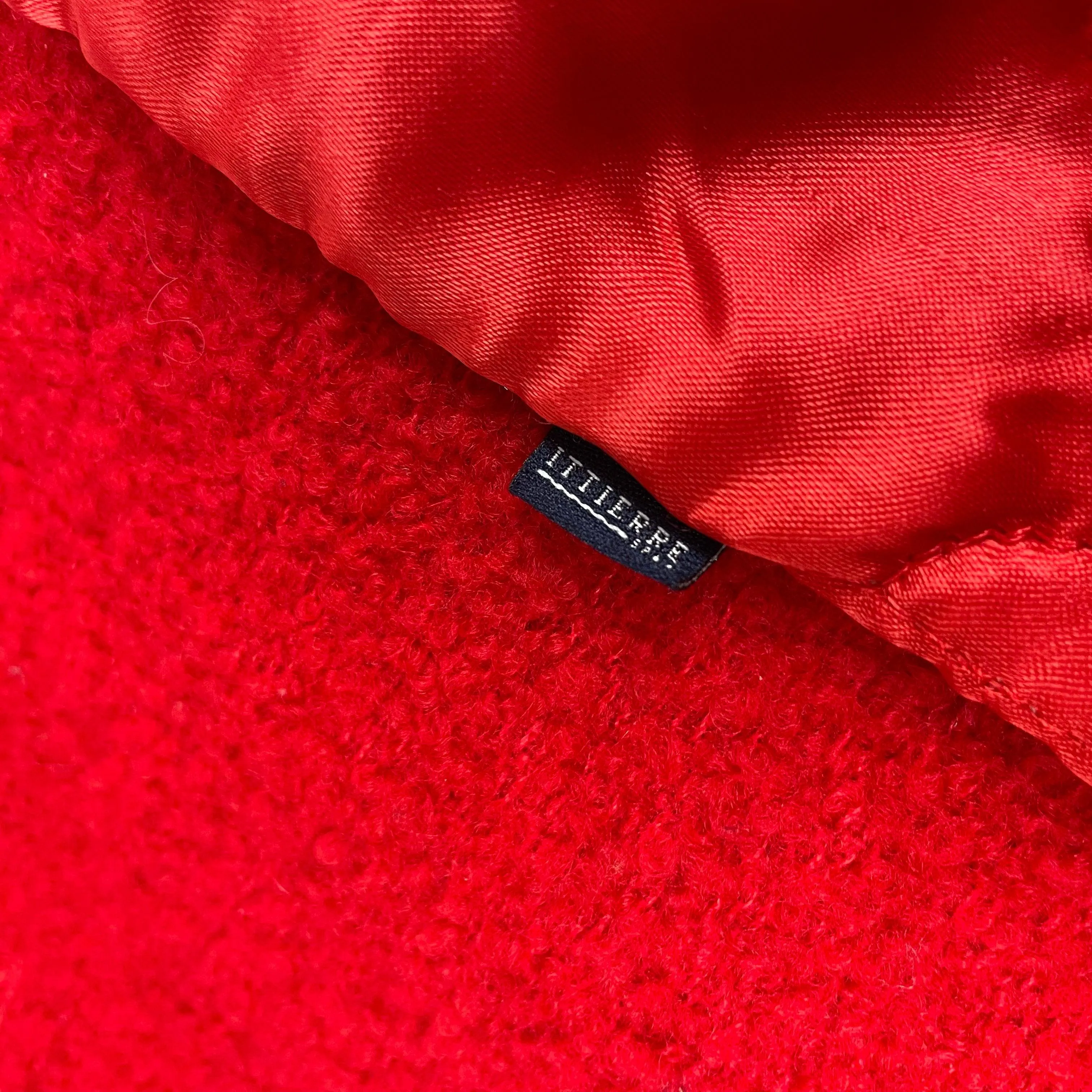 1994 Versace Red Boucle Coat