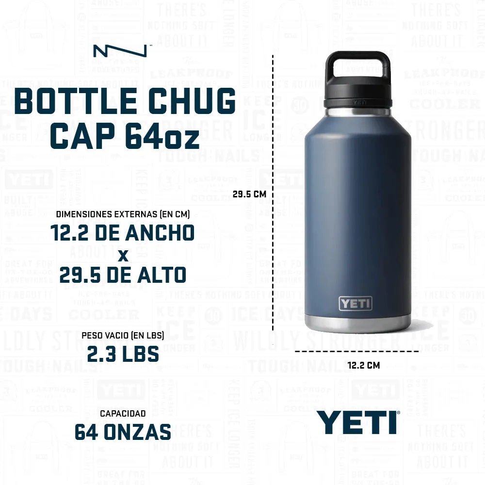 64oz Chug Cap Blanco Yeti Rambler Termo 21071080010