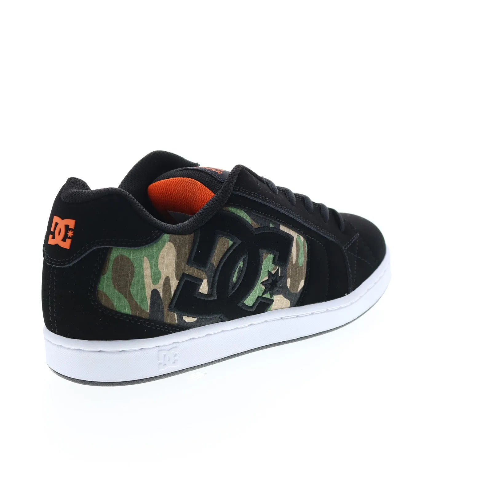 302361-BCM Men's Black Nubuck Skate Sneakers