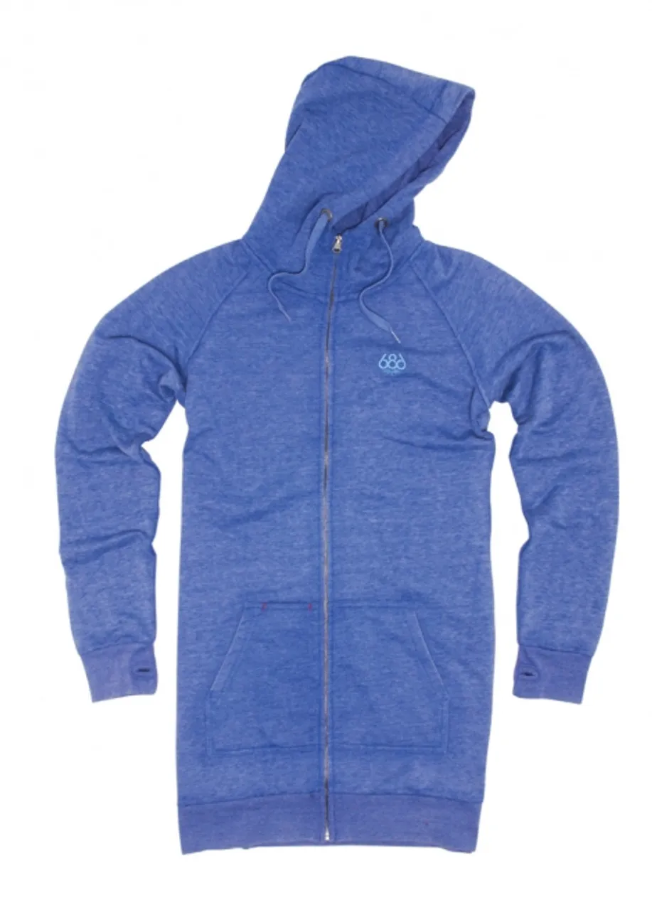 686 Burn-Out Premium Zip Dress Hoody from 2015