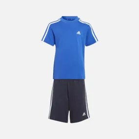 Adidas 3 Stripes Kids Set (3-8 Years) - Semi Lucid Blue