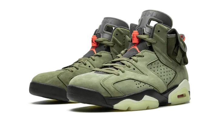 Air Jordan 6 Travis Scott Olive Green - Buy Now at [specific website]