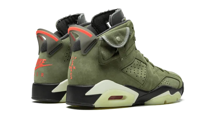 Air Jordan 6 Travis Scott Olive Green - Buy Now at [specific website]