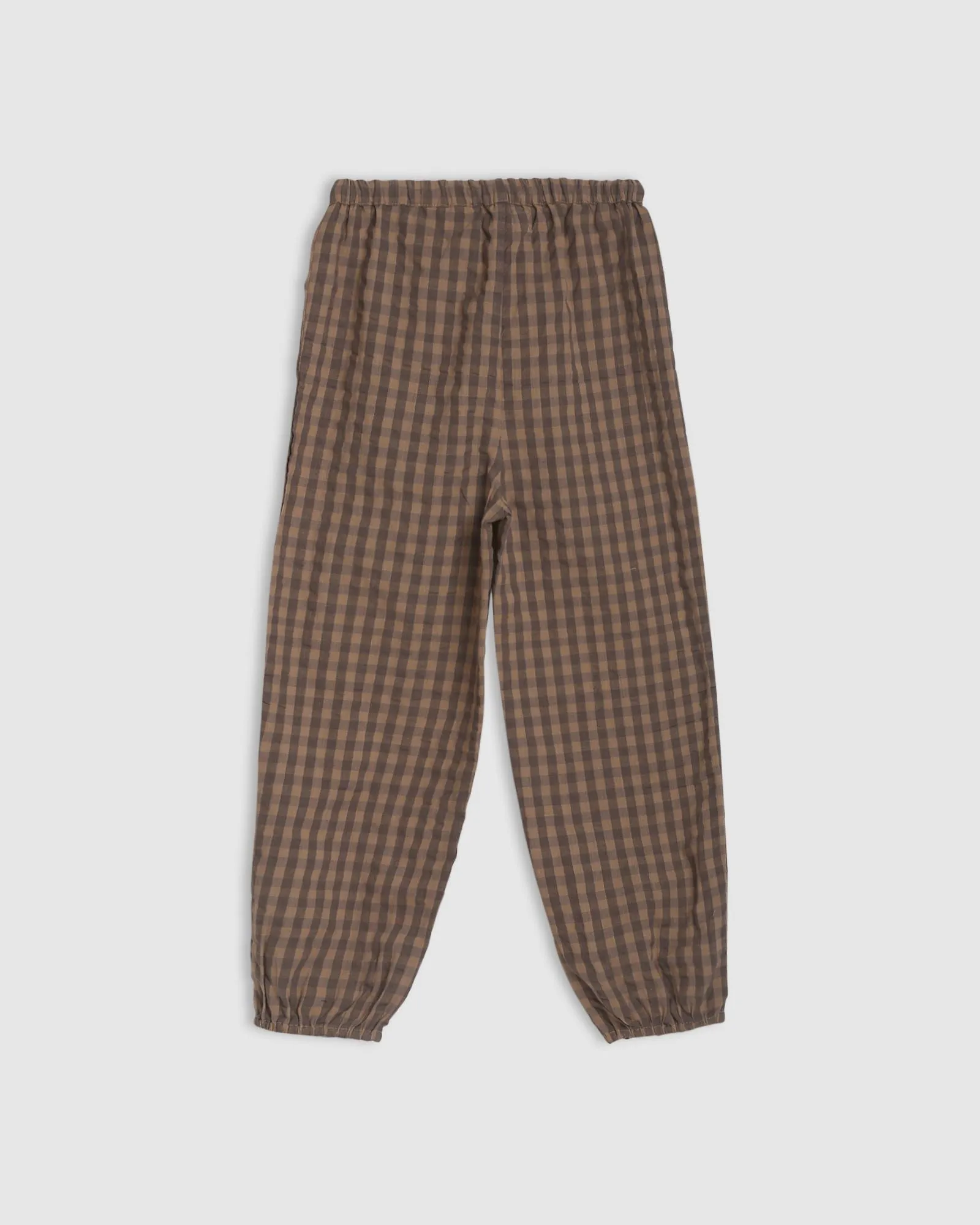 Coffee Gingham Emma Pant Ant Alex