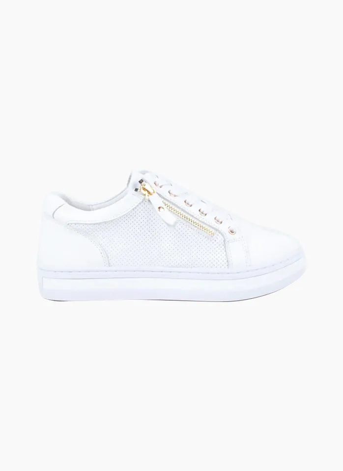 Alfie Evie White Sneaker - Pinnet