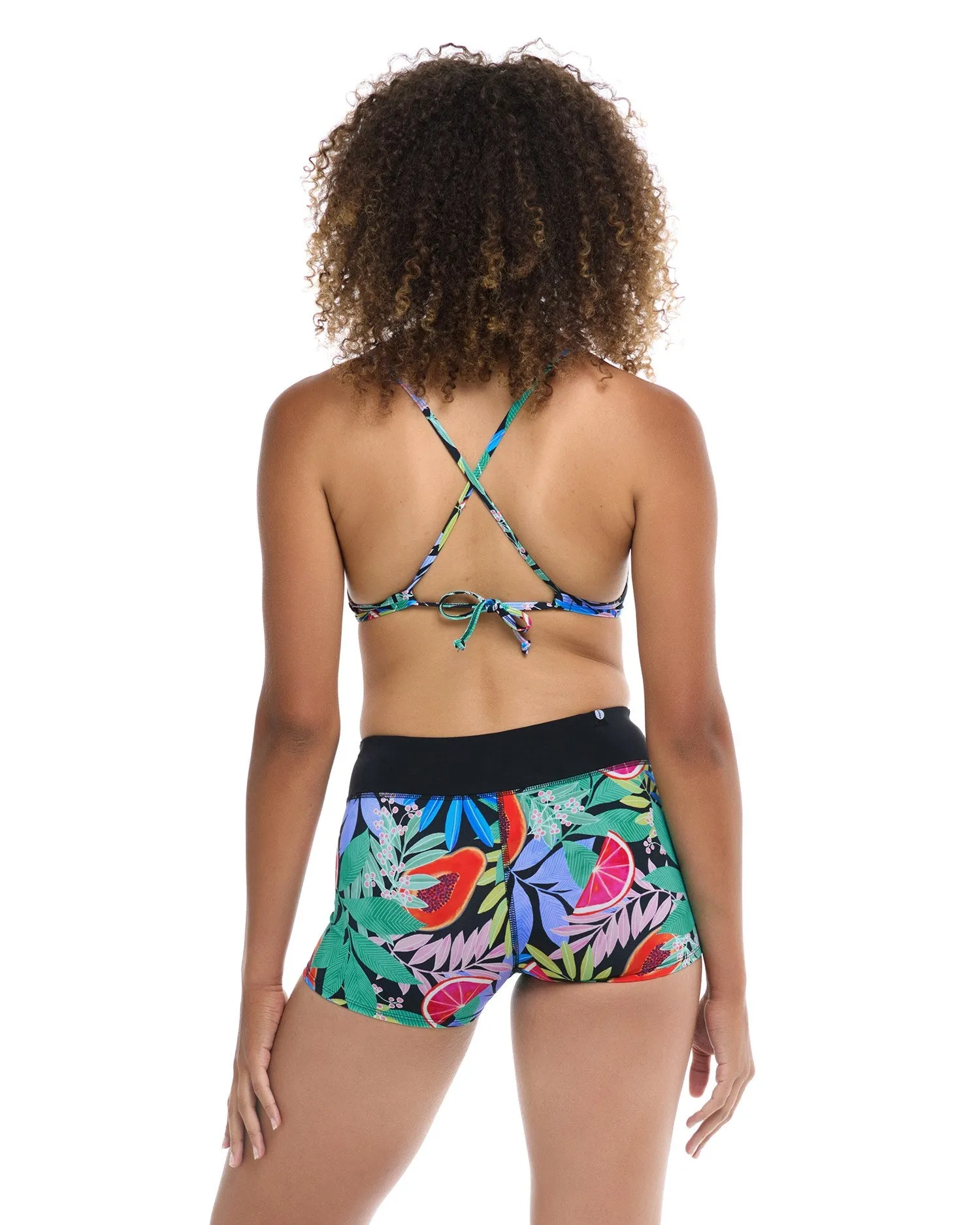 Alina Swim Shorts - PAPAYA - Women's Swim Trunks for Swimming