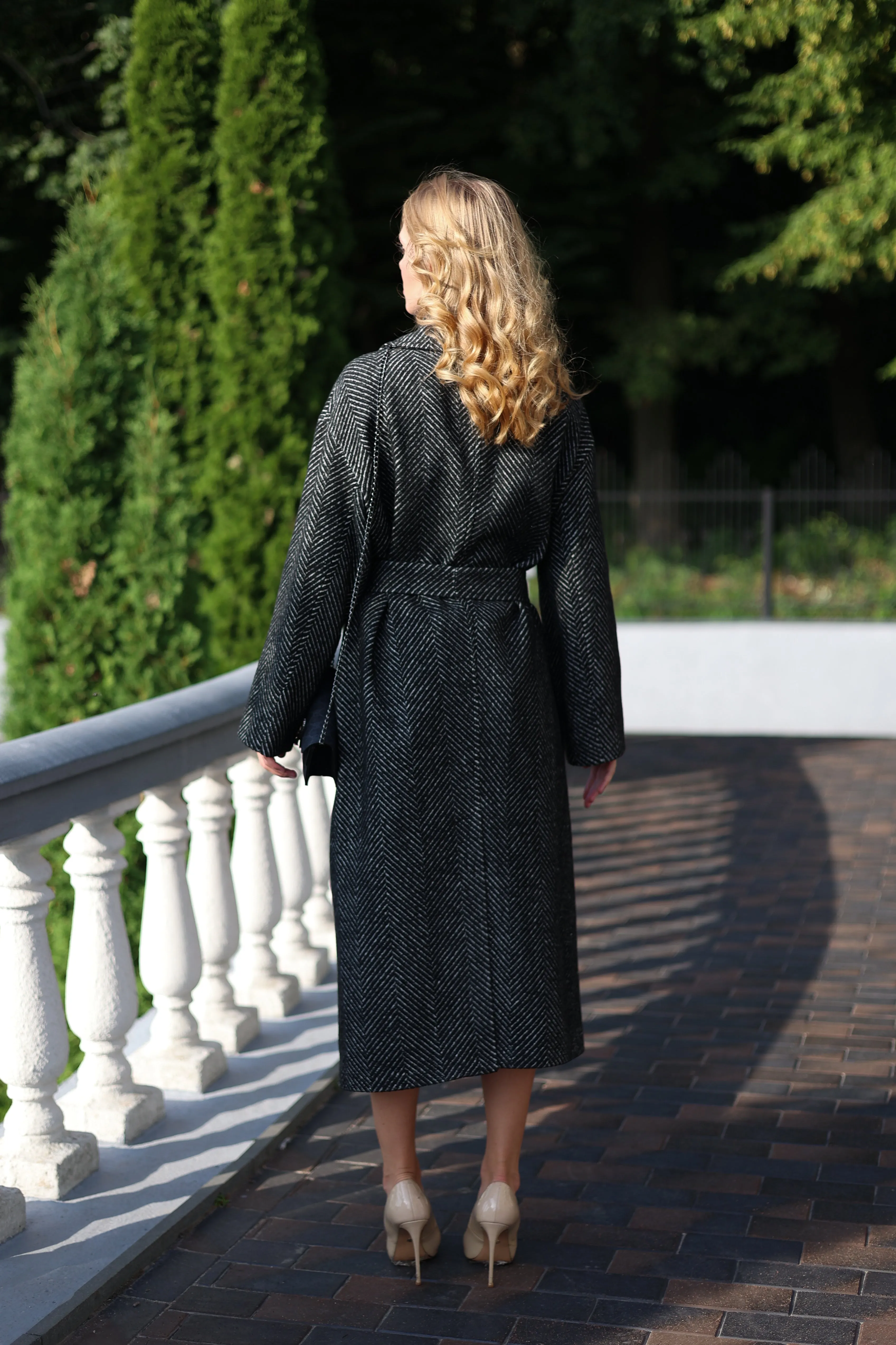 Alpaca Wool Blend Coat Classic Style