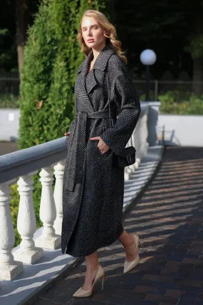 Alpaca Wool Blend Coat Classic Style