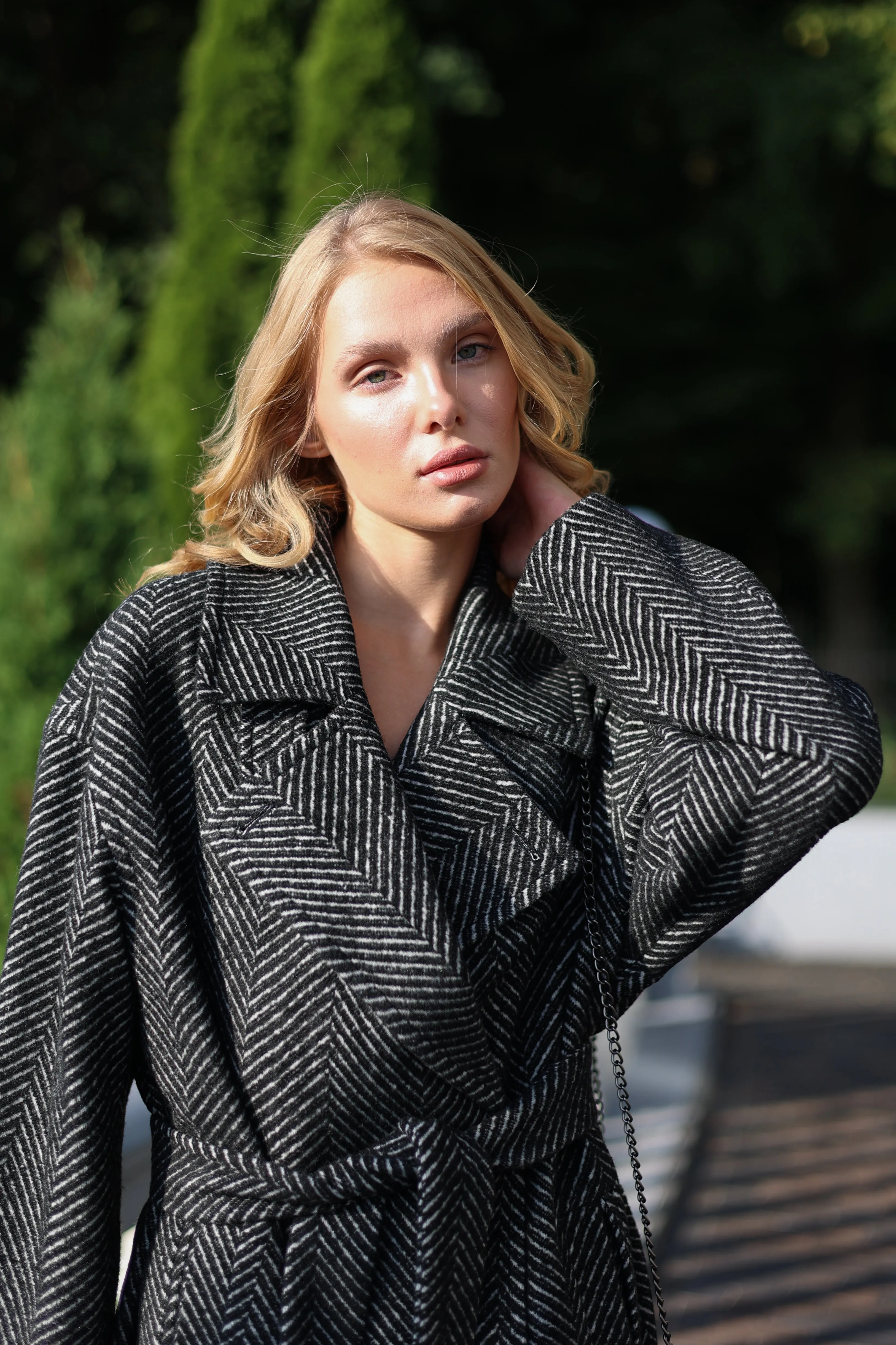 Alpaca Wool Blend Coat Classic Style