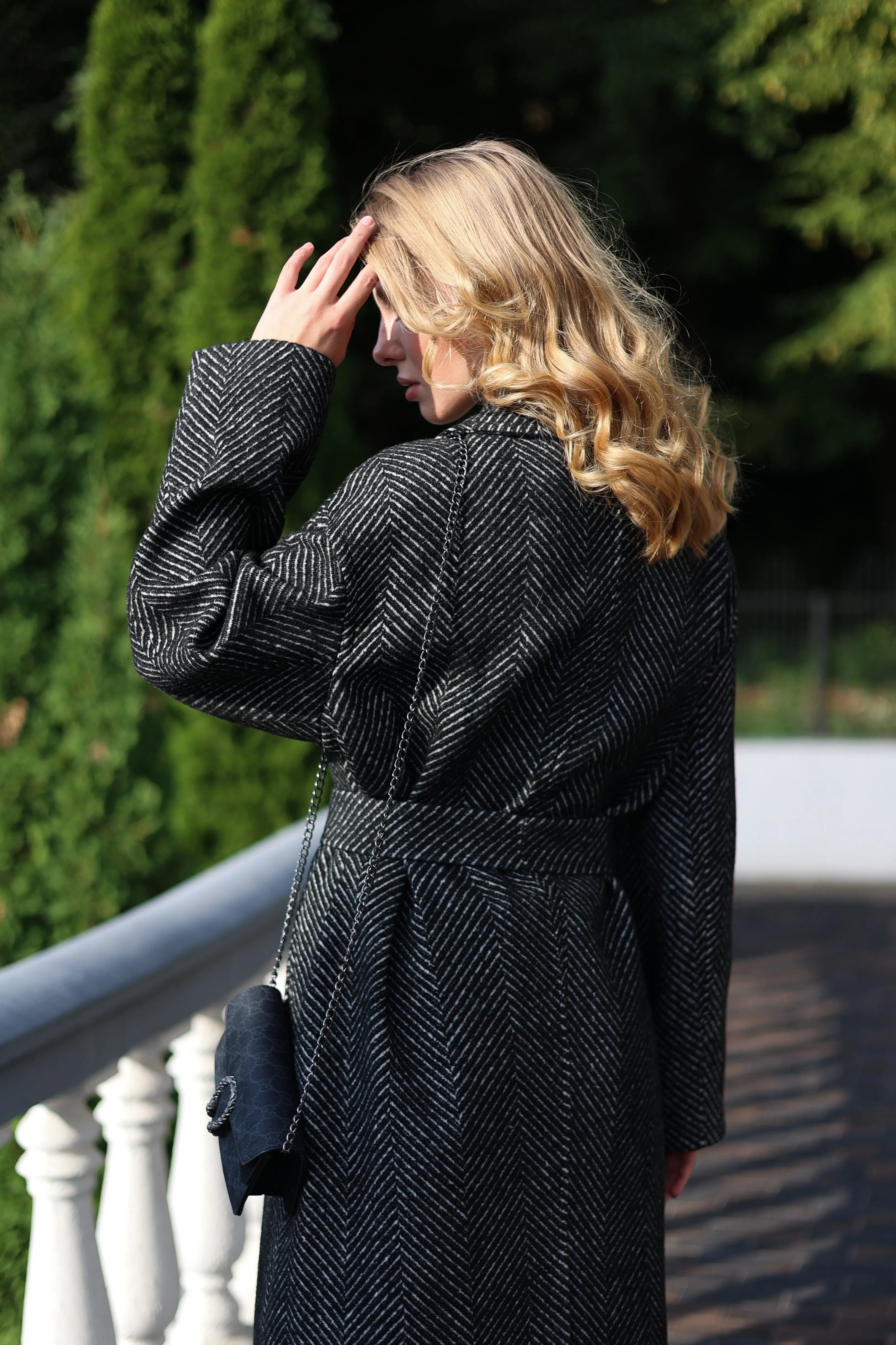 Alpaca Wool Blend Coat Classic Style