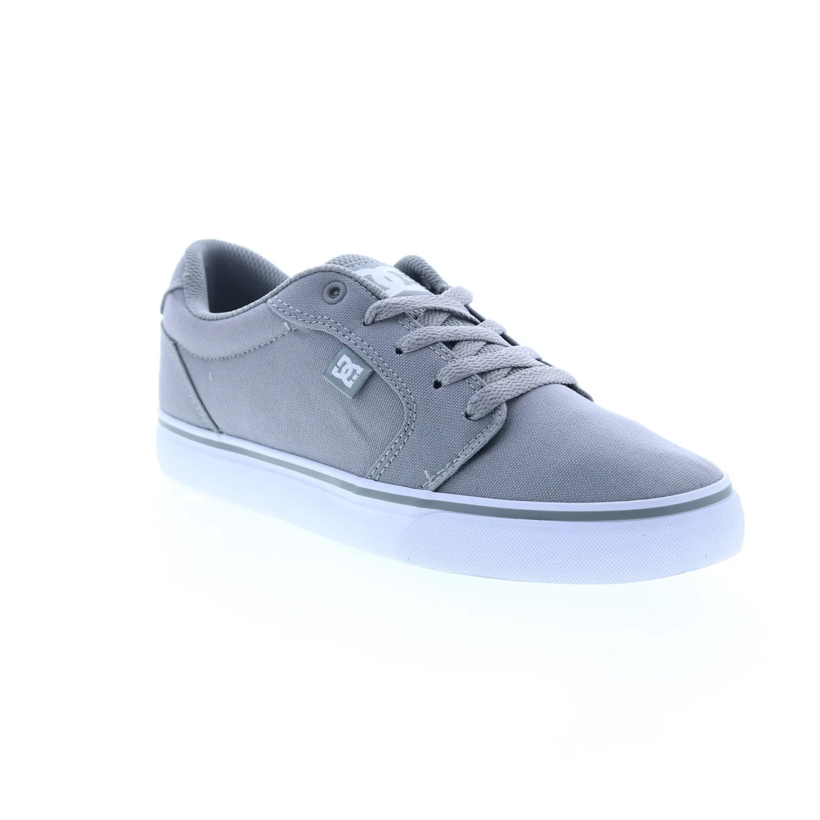 Anvil TX 320040-GK2 Men's Gray Canvas Skate Sneakers - DC Shoes