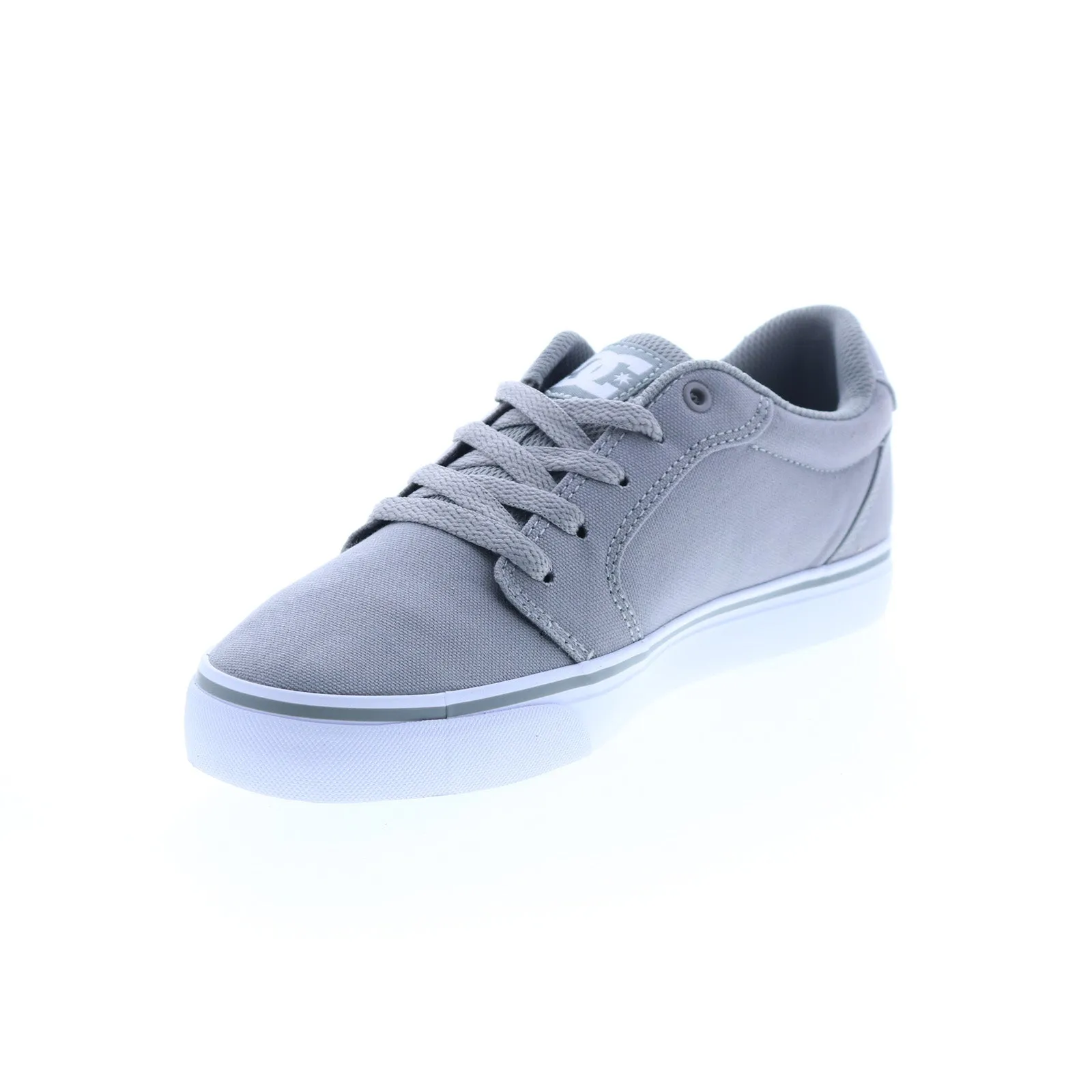 Anvil TX 320040-GK2 Men's Gray Canvas Skate Sneakers - DC Shoes