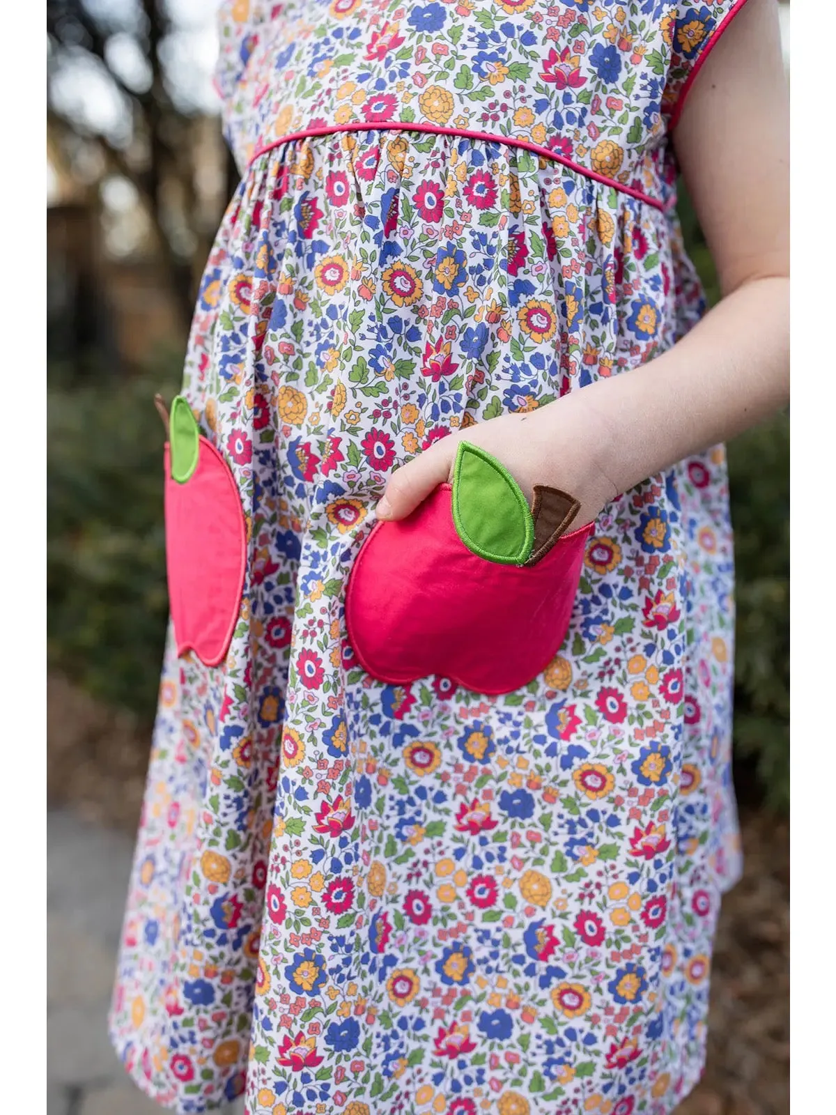 Apple Blossom Print Dress