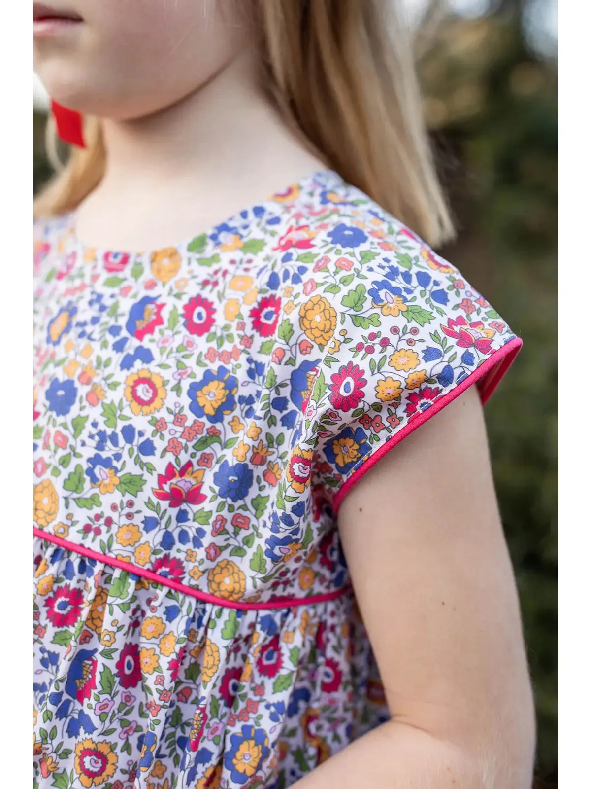 Apple Blossom Print Dress