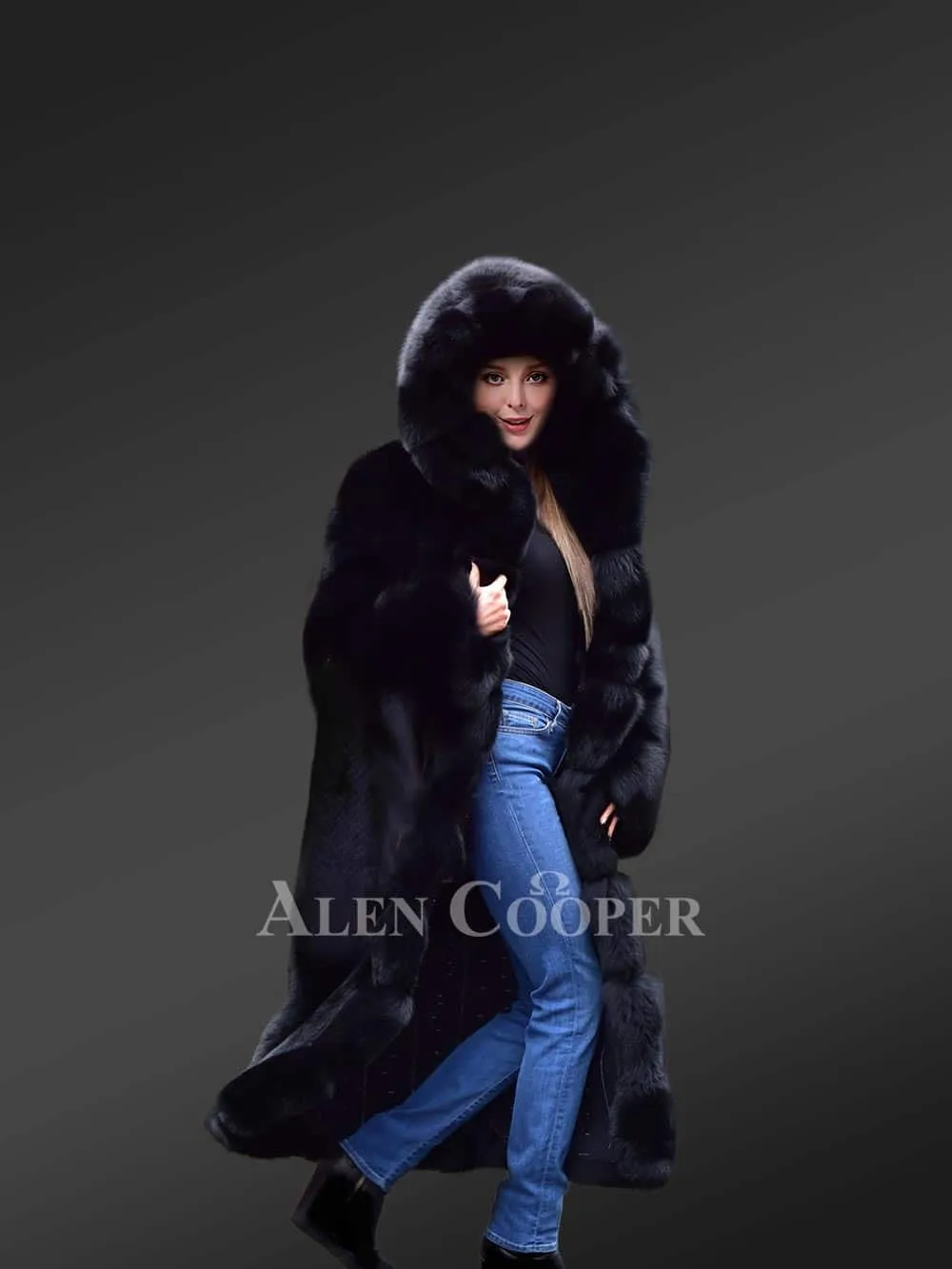 Arctic Fox Fur Winter Coat