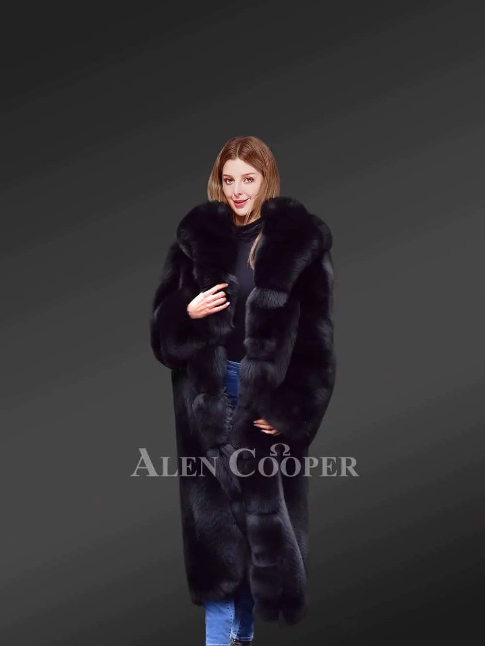 Arctic Fox Fur Winter Coat