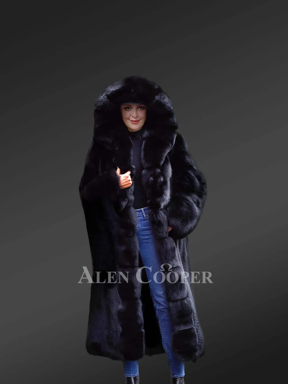 Arctic Fox Fur Winter Coat