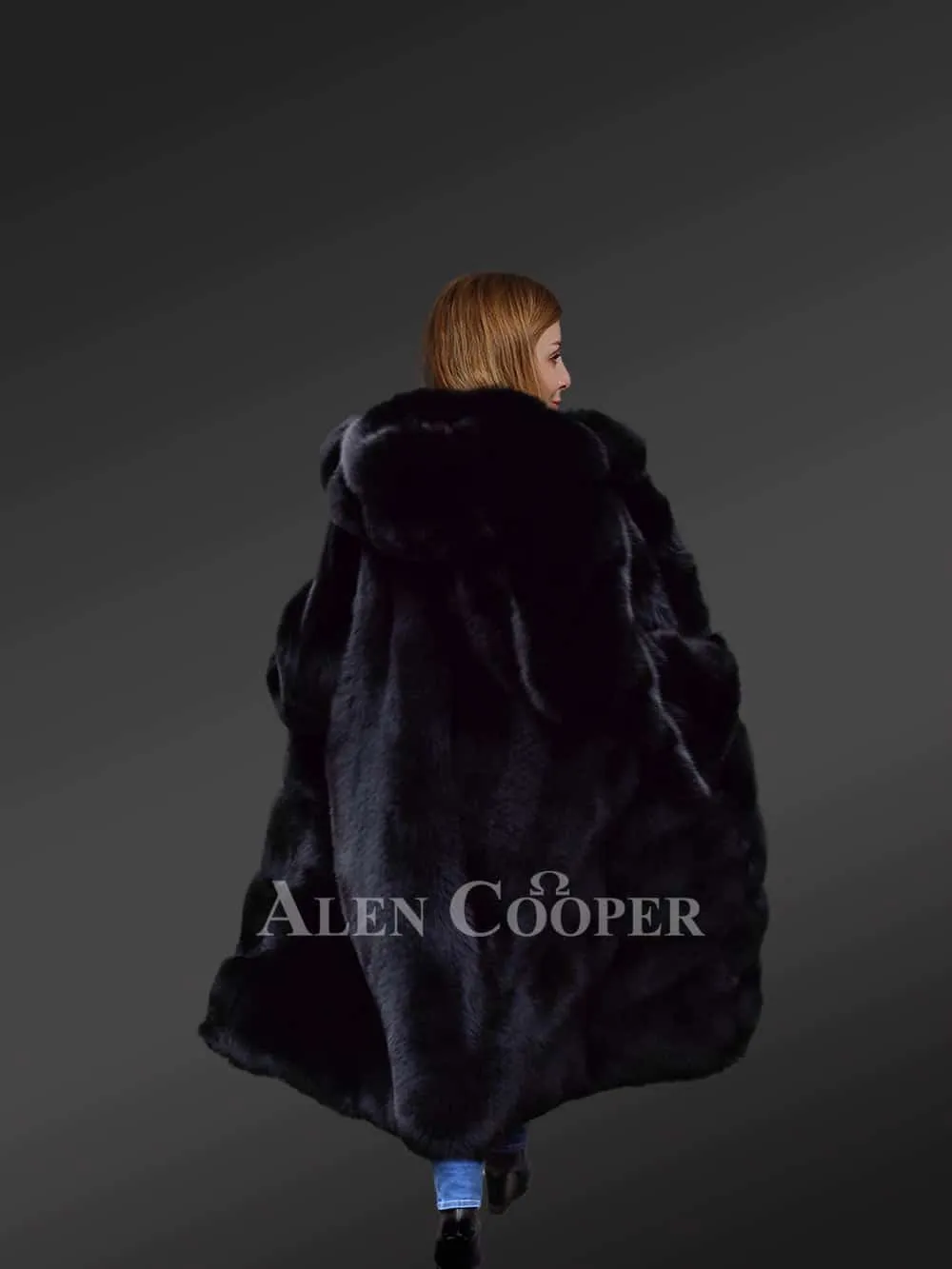 Arctic Fox Fur Winter Coat