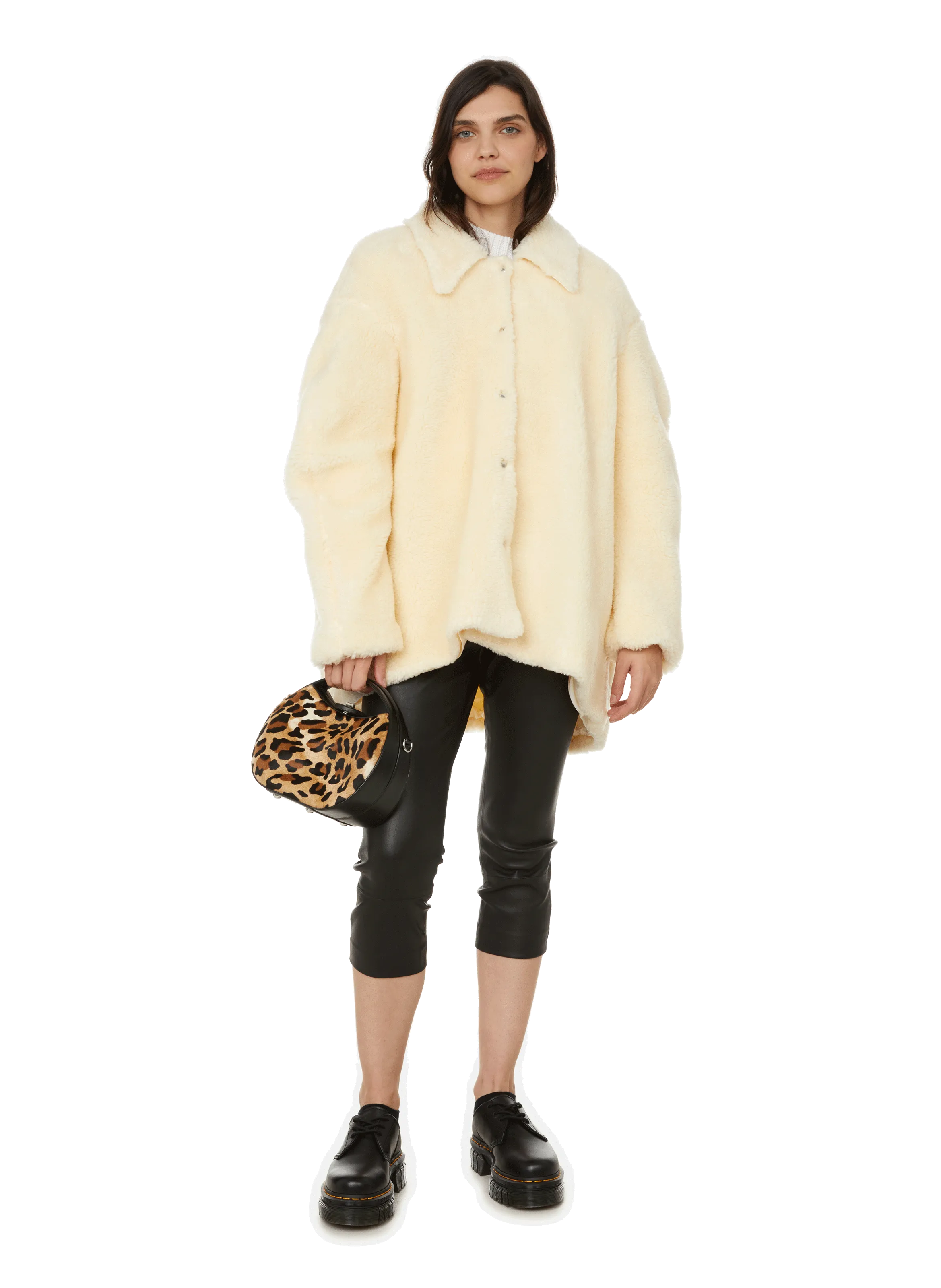 A.w.a.k.e. mode Beige Faux Fur Coat - Stylish Outerwear