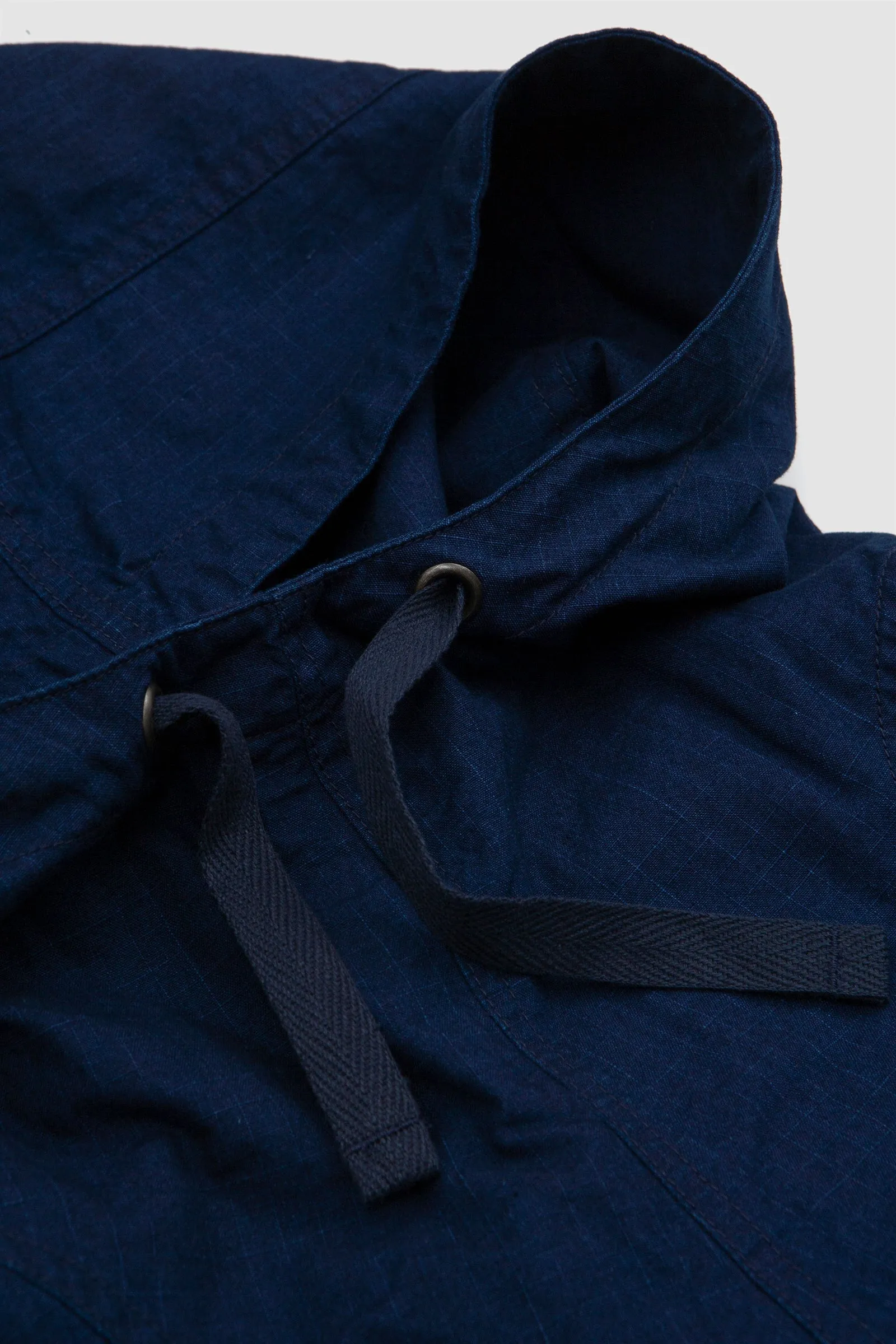 Beams Plus MIL Smock Indigo Rip Stop - Shop Now