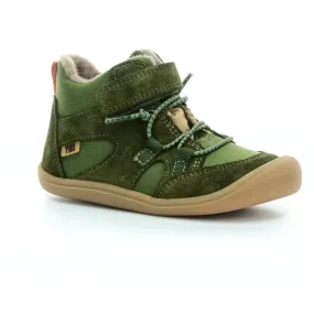 Beau Wool Khaki Winter Barefoot Boots for Kids by Koel4kids.