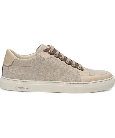 Beige & Brown Barcelona Women's Ct Sneaker by Khv Concept