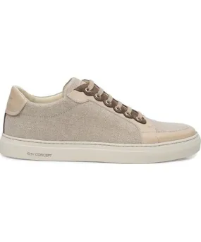 Beige & Brown Barcelona Women's Ct Sneaker by Khv Concept