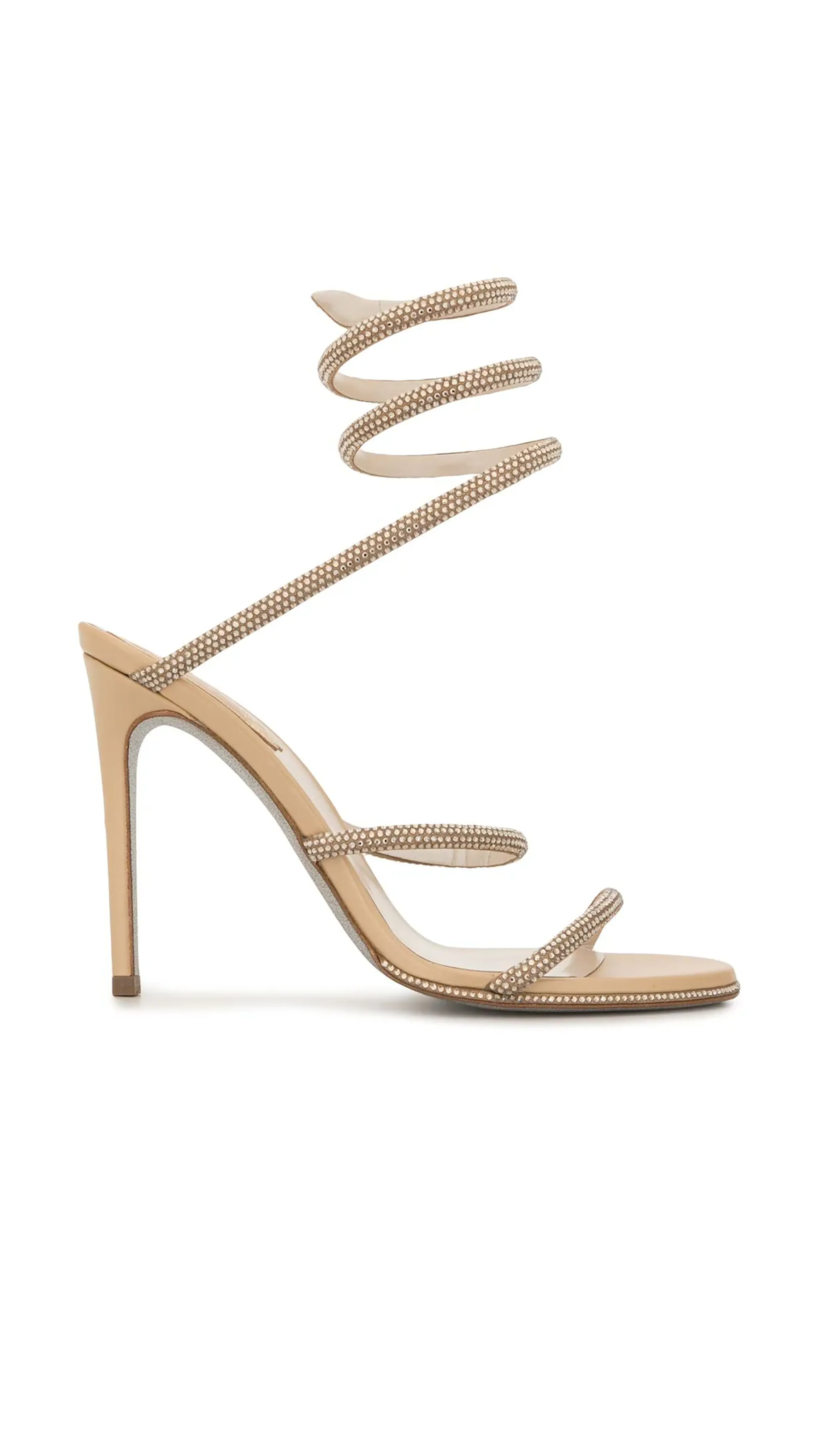 Beige Cleo High-heeled Sandals