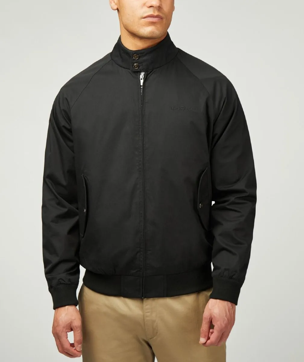 Ben-Sherman-Signature-Casuals-Harrington-Jacket-Black