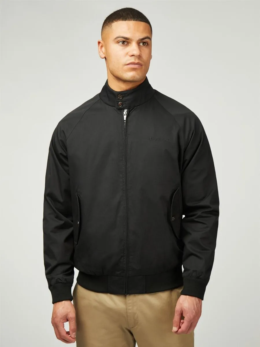 Ben-Sherman-Signature-Casuals-Harrington-Jacket-Black