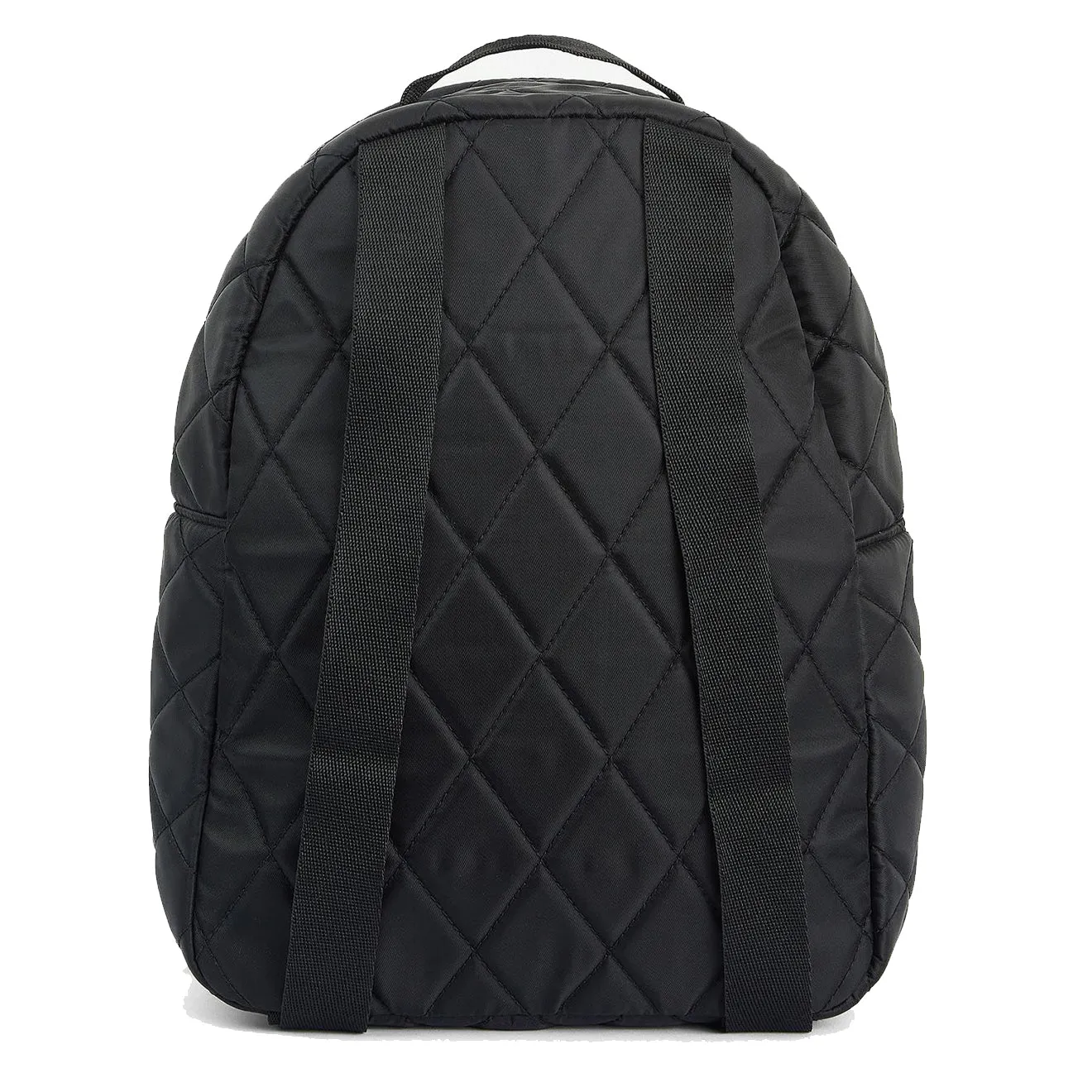 Black Barbour Quilted Backpack