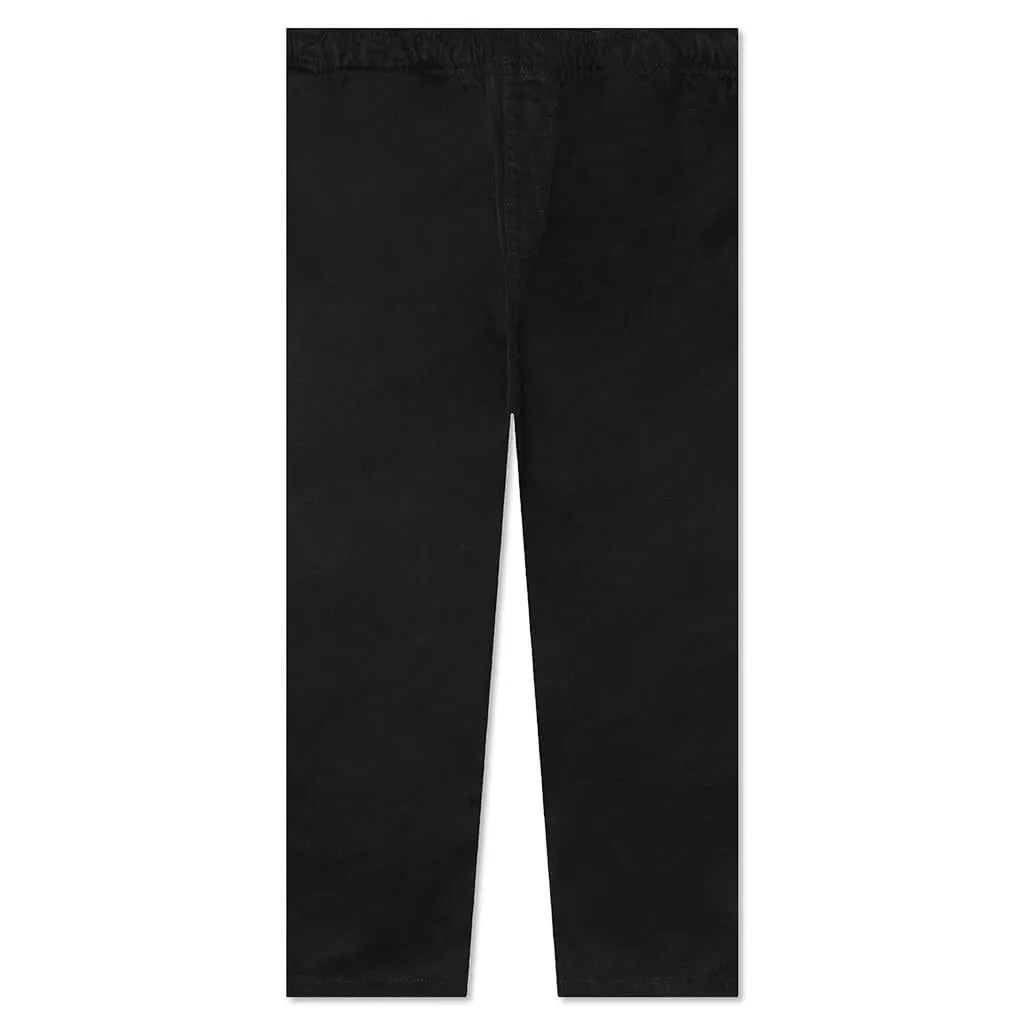 Black Brushed Beach Pant