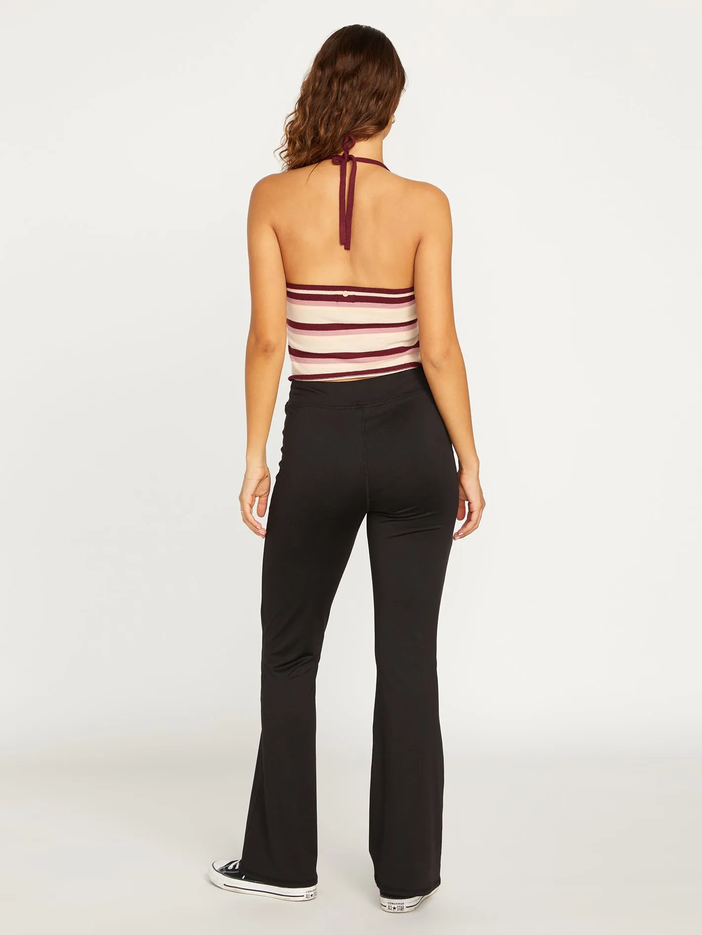 Black Flare Leggings for Lounging