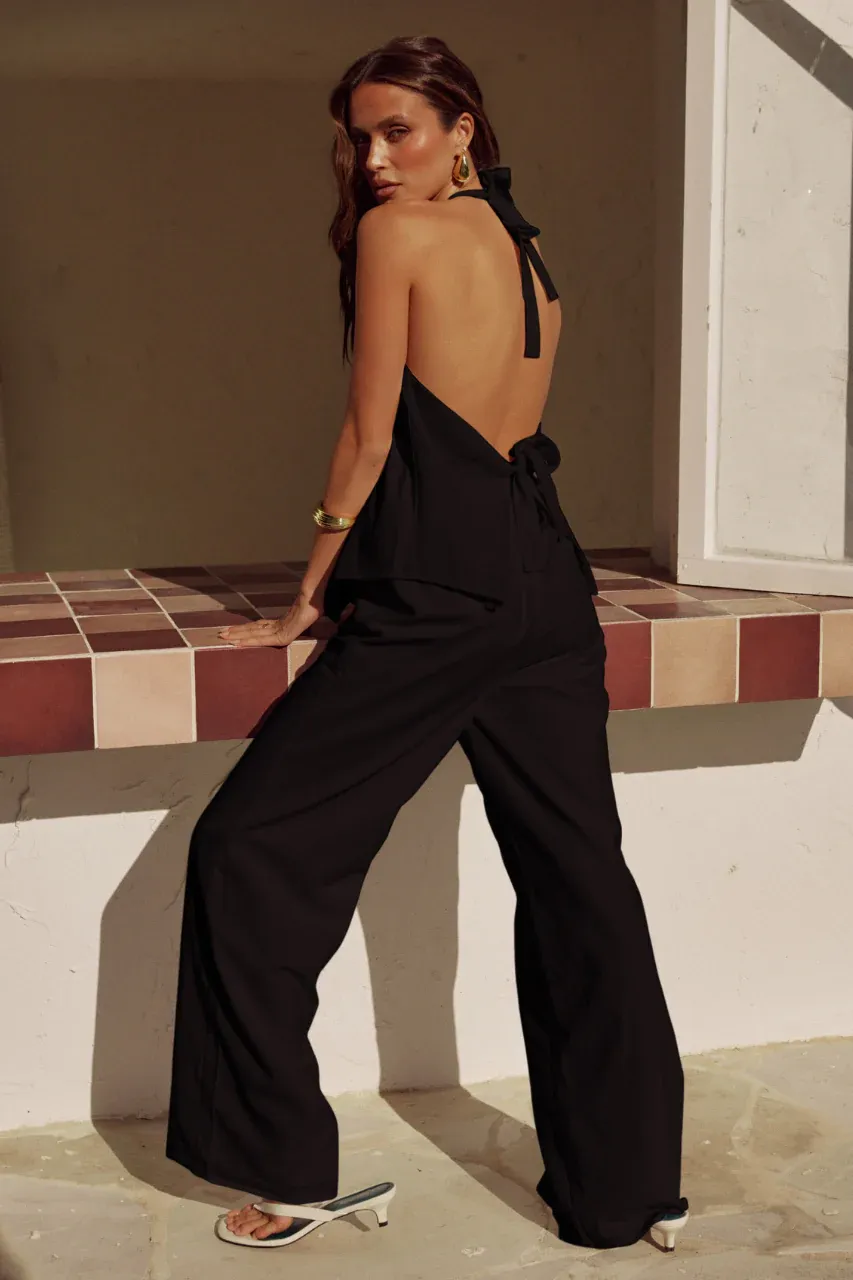 Black Florene Pant