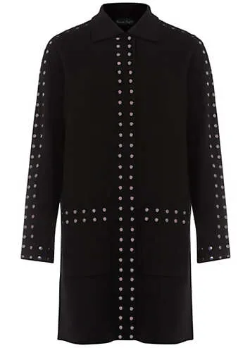 Black Knitted Coat