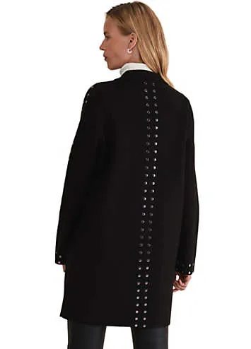 Black Knitted Coat