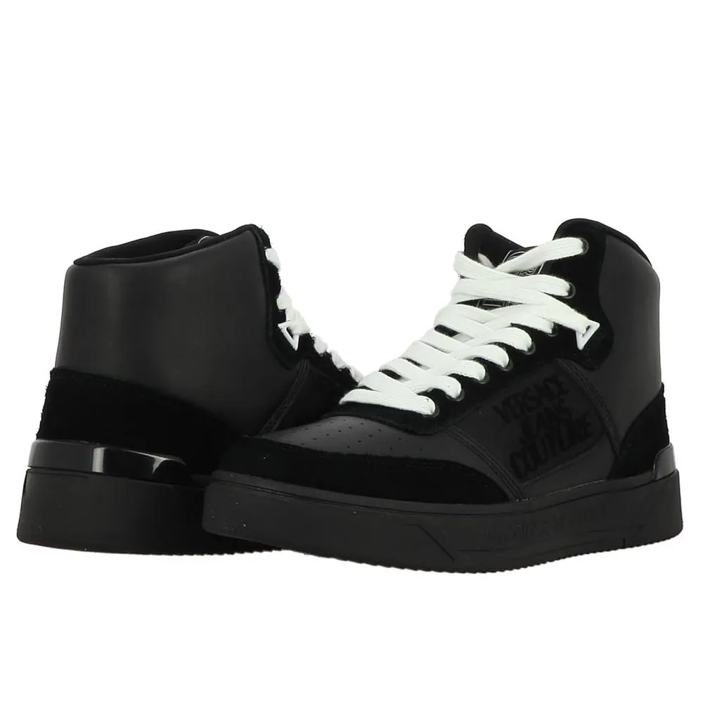 Black Leather Calfskin Sneaker