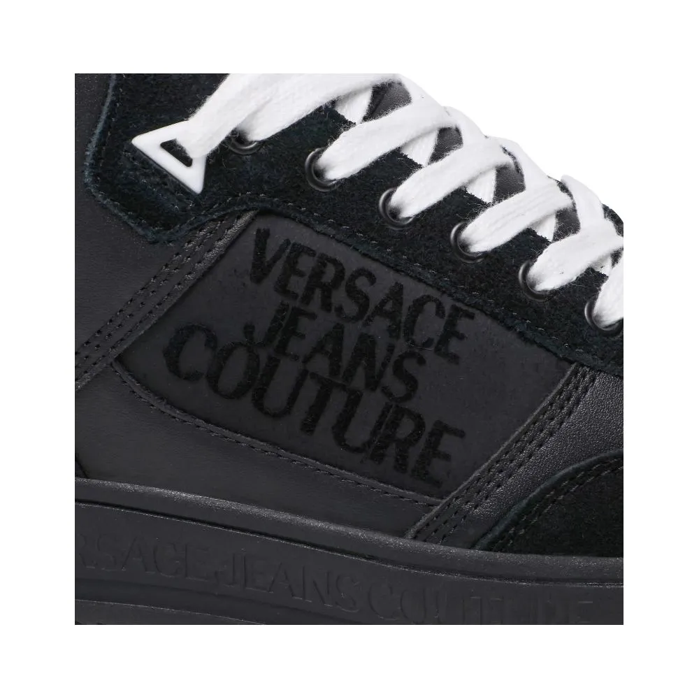 Black Leather Calfskin Sneaker