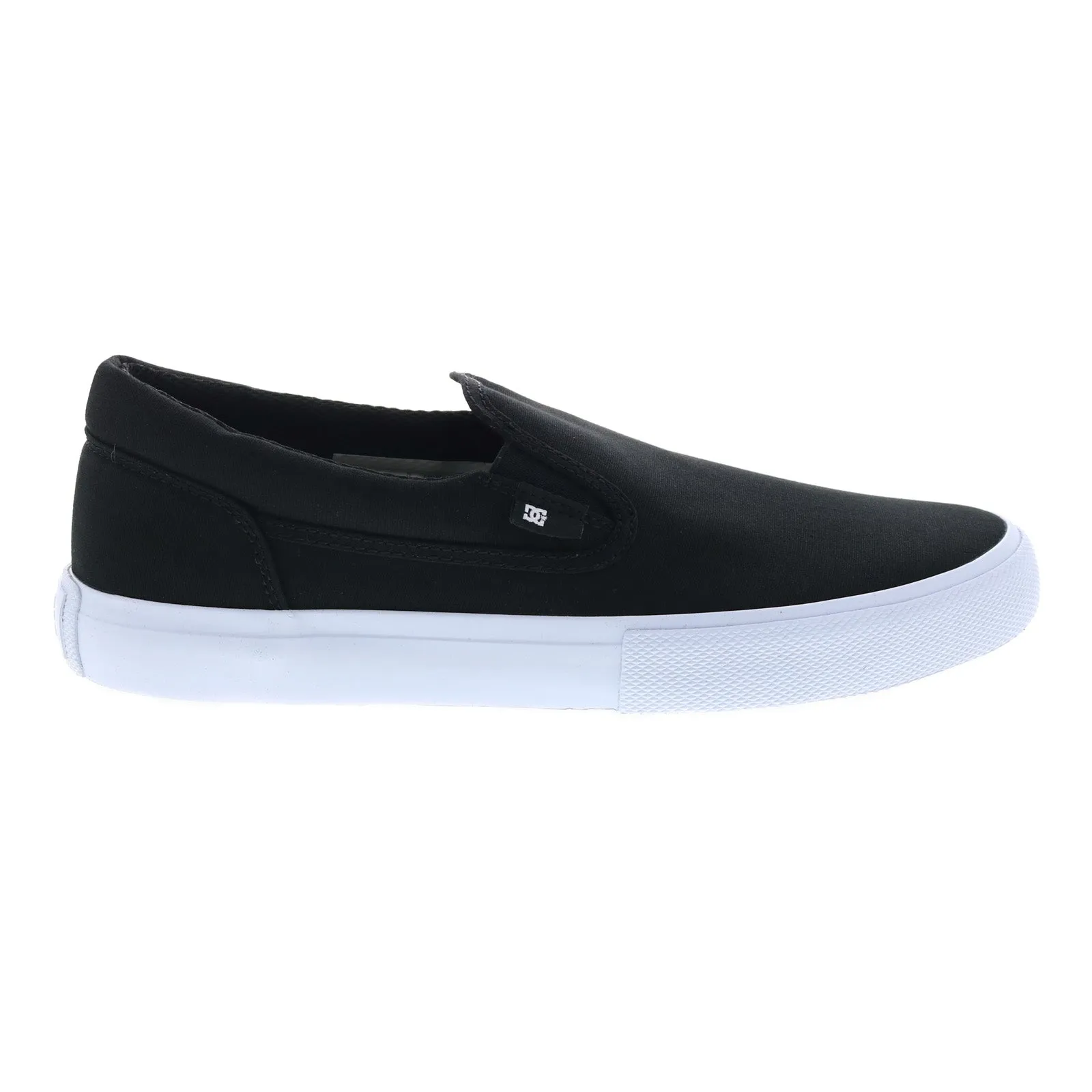 Black Skate Sneakers ADYS300645-BKW for Men - DC Manual Slip-Ons