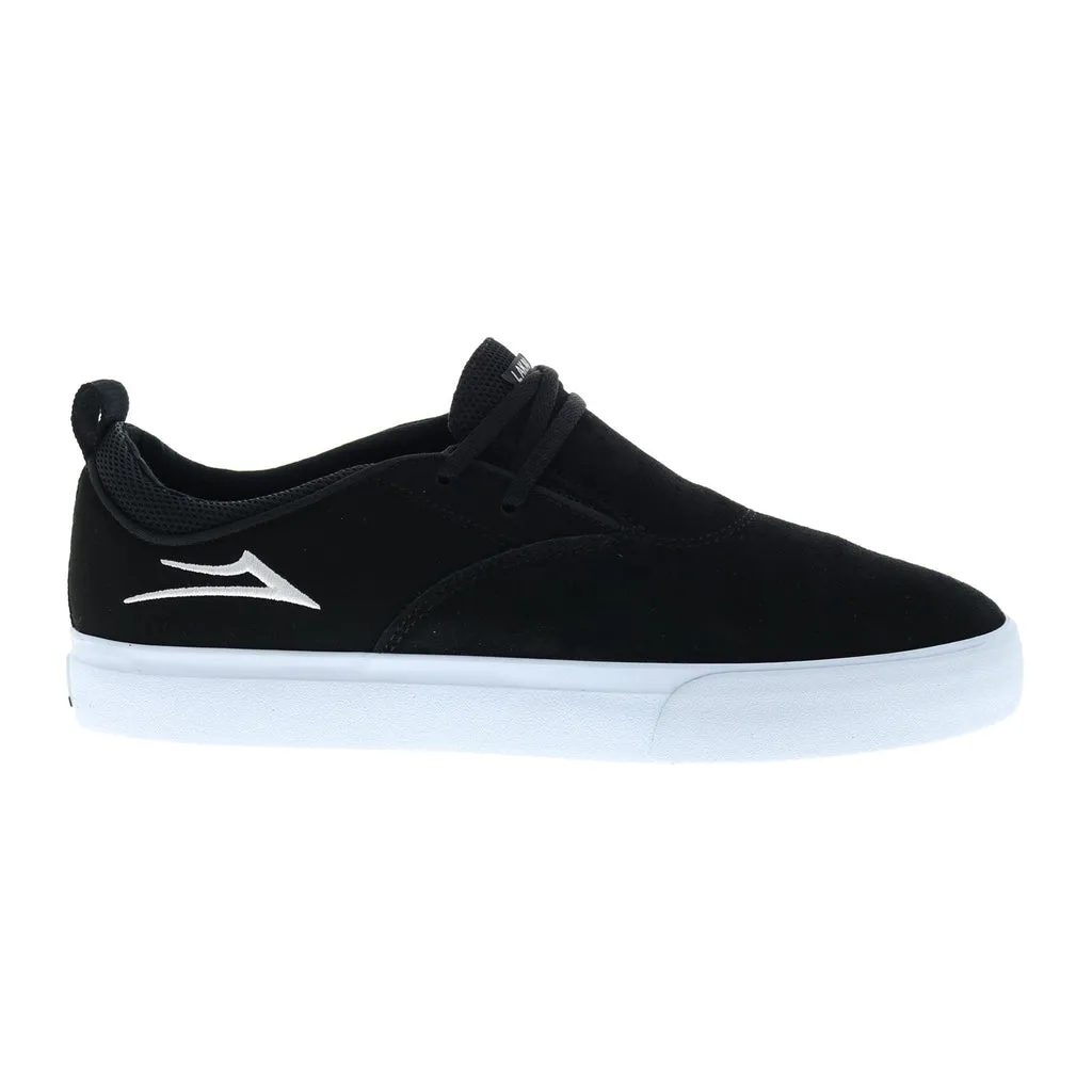 Black Suede Skate Inspired Sneakers by Lakai Riley 2 MS1190091A00 Mens