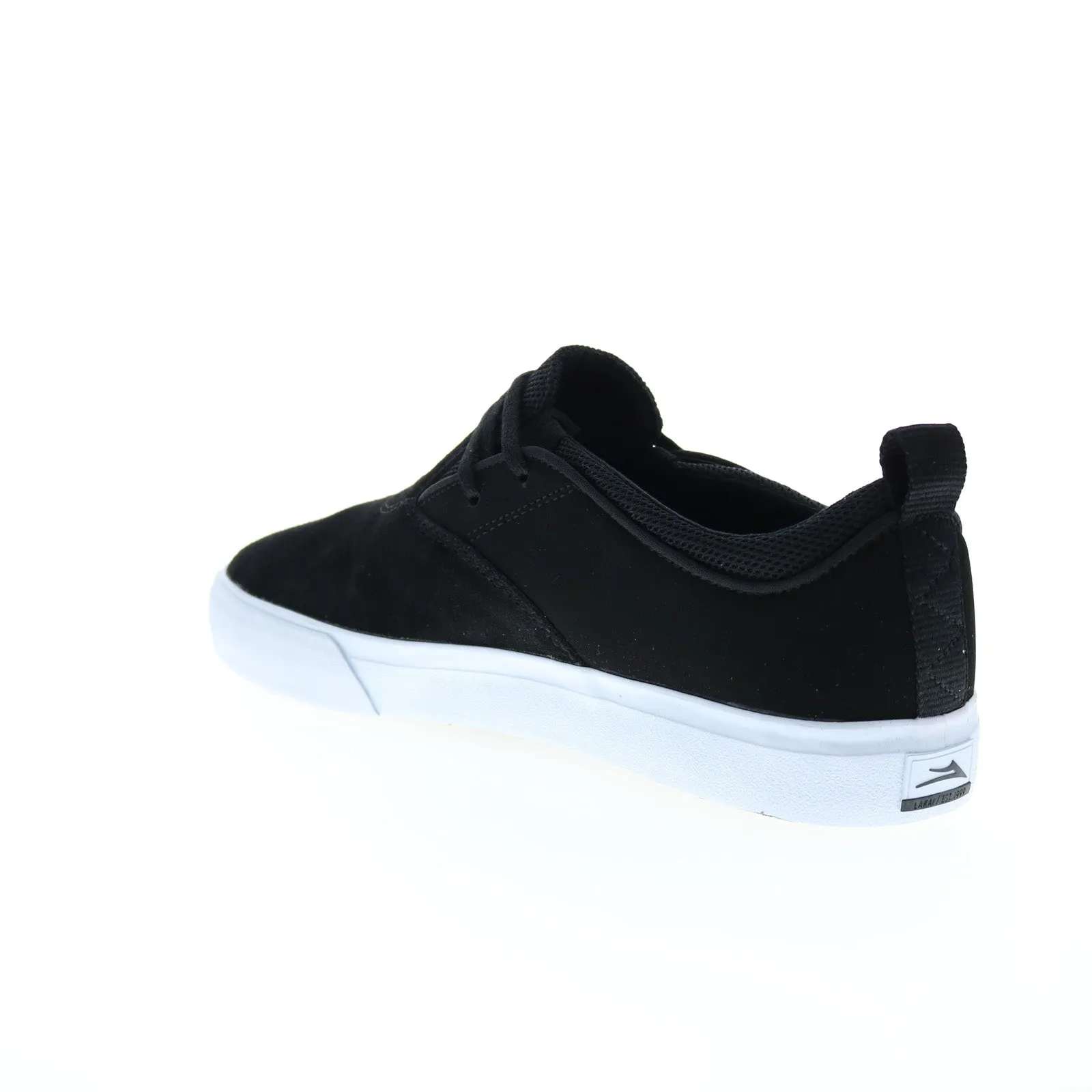 Black Suede Skate Inspired Sneakers by Lakai Riley 2 MS1190091A00 Mens