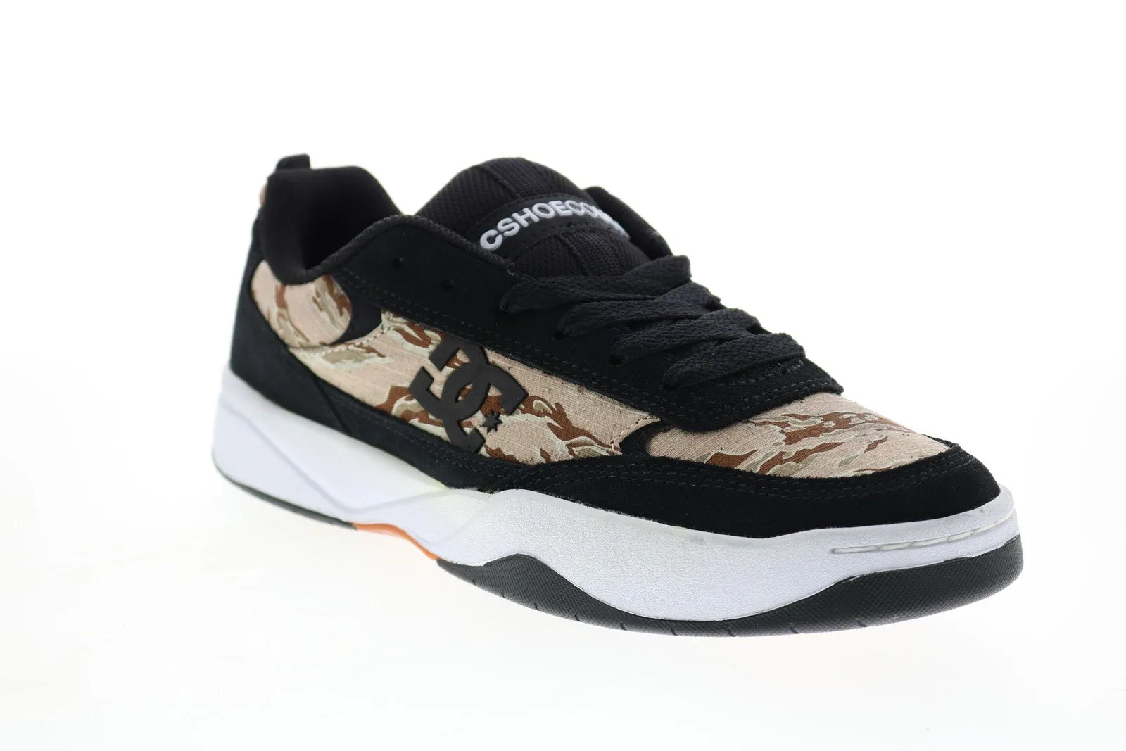 Black Suede Skate Sneakers for Men: DC Penza SE ADYS100550