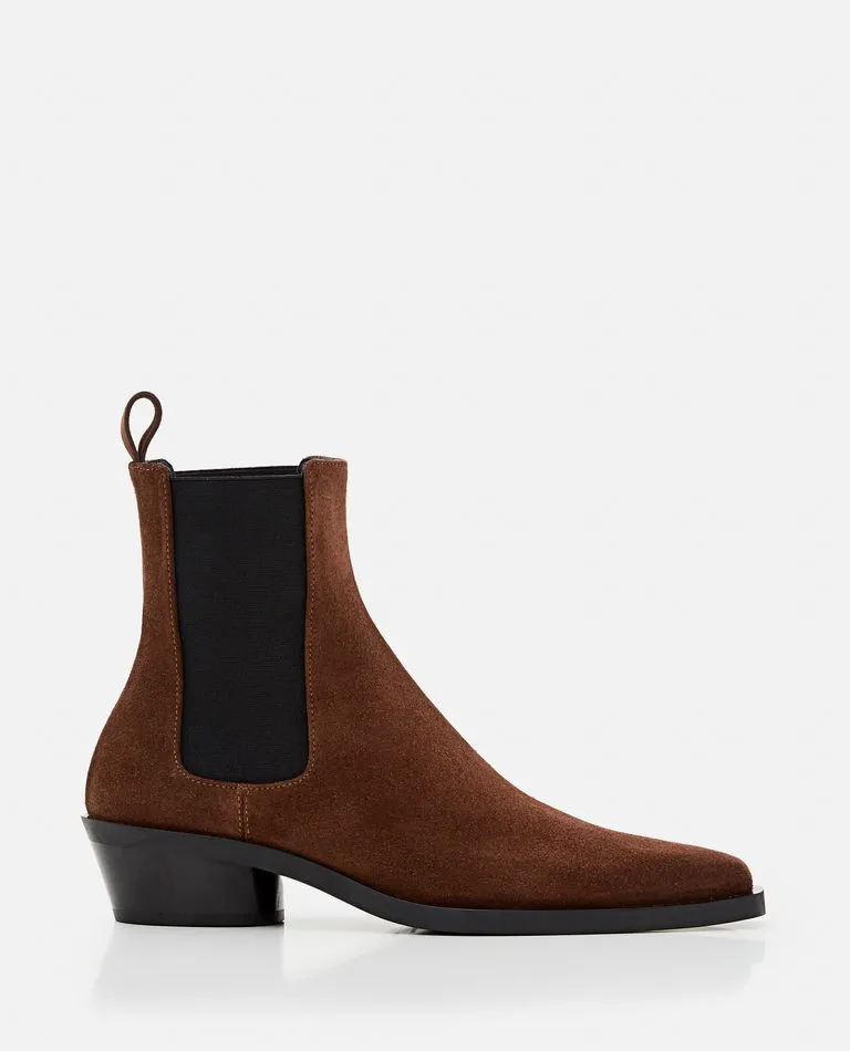 Brown Suede Chelsea Boots