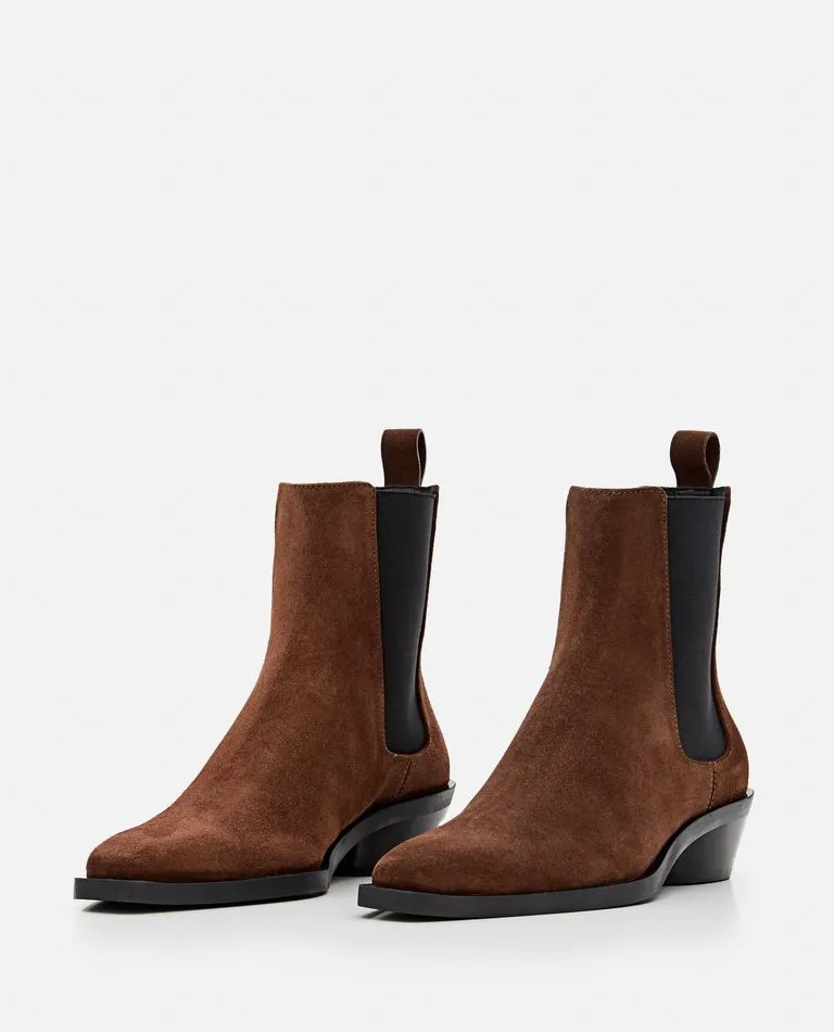 Brown Suede Chelsea Boots