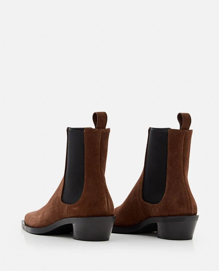 Brown Suede Chelsea Boots