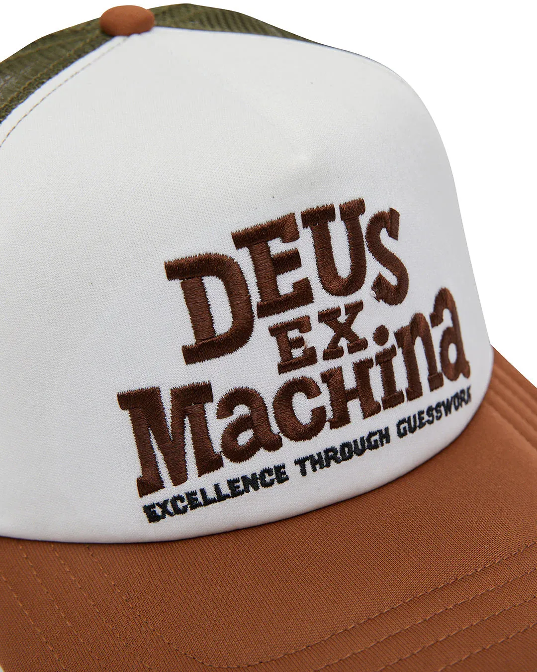 Brown Deus Cap Trucker Guesswork Truck