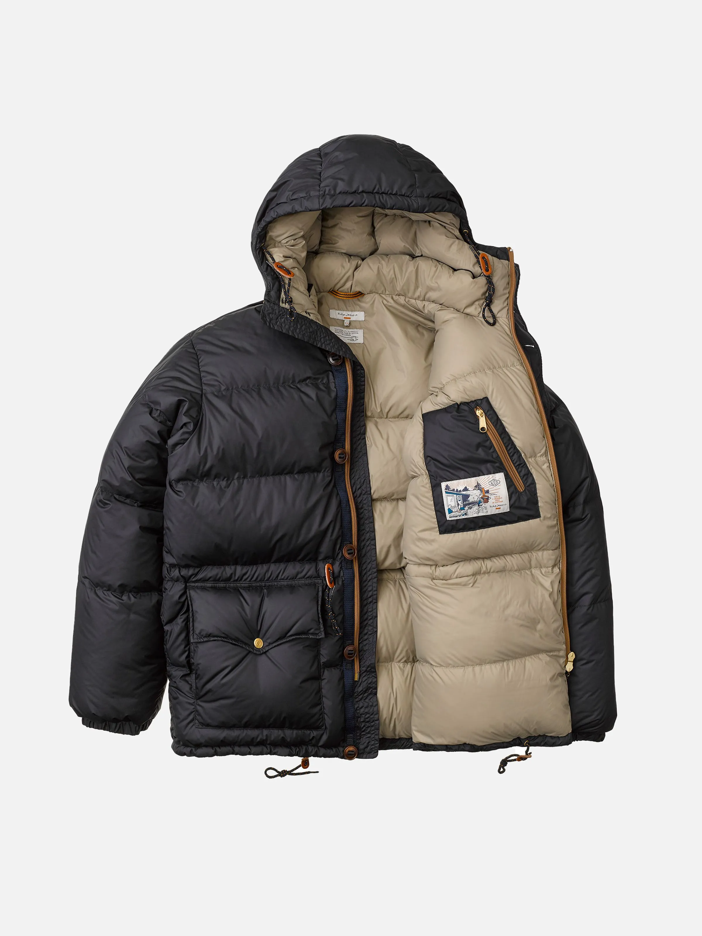 Navy Bryan Puffer Jacket