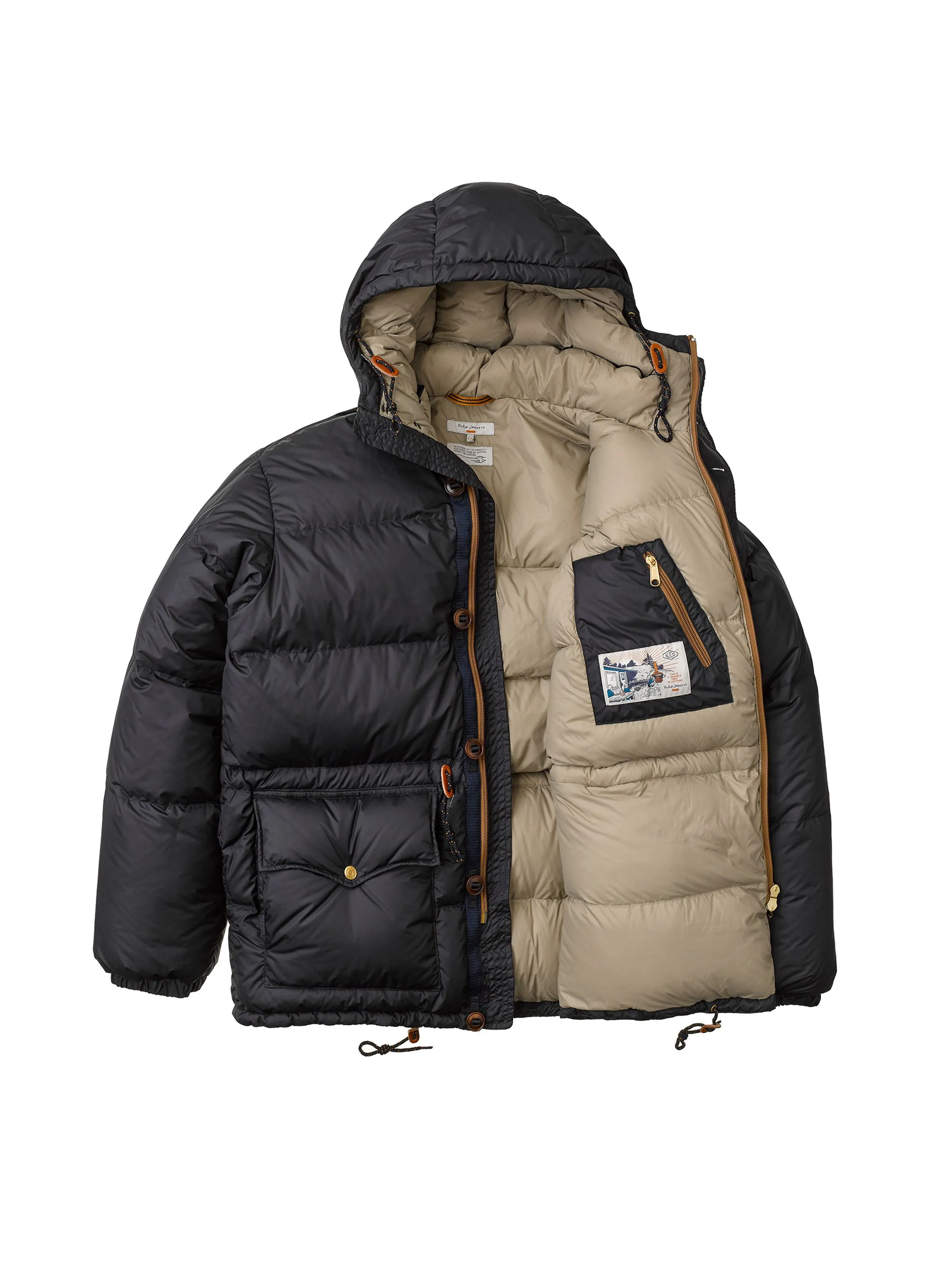 Navy Bryan Puffer Jacket