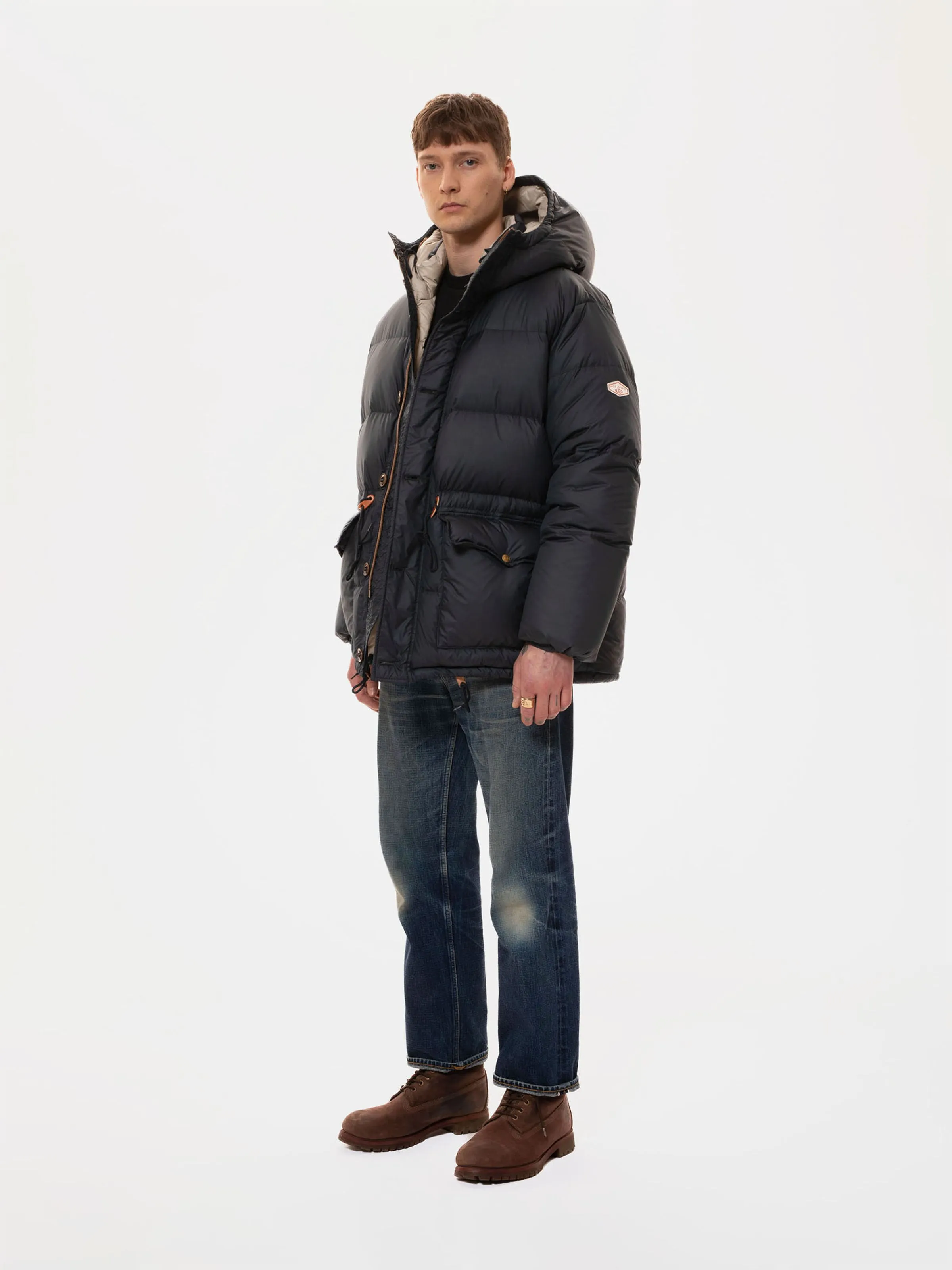 Navy Bryan Puffer Jacket