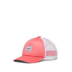 Herschel Baby Whaler Mesh Cap 6-18 Months Shell Pink/White Chapéu